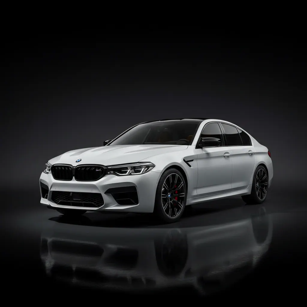 BMW M5 interiør reference